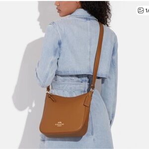 Coach Brown Leather Crossbody Bag